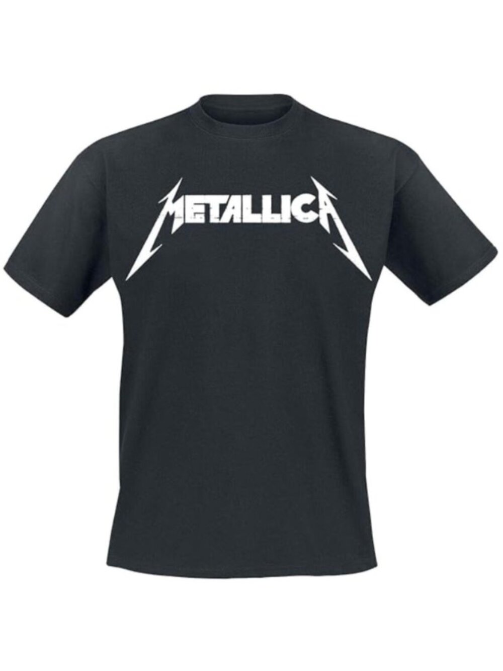 Metallica Black And White Logo T-Shirt NWOT